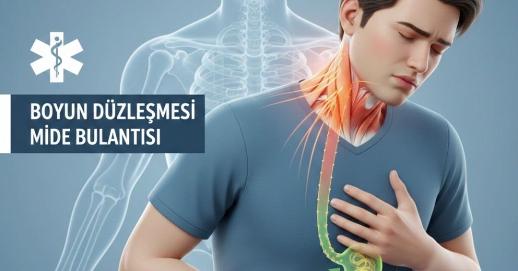 Boyun düzleşmesi mide bulantısı yapar mı?